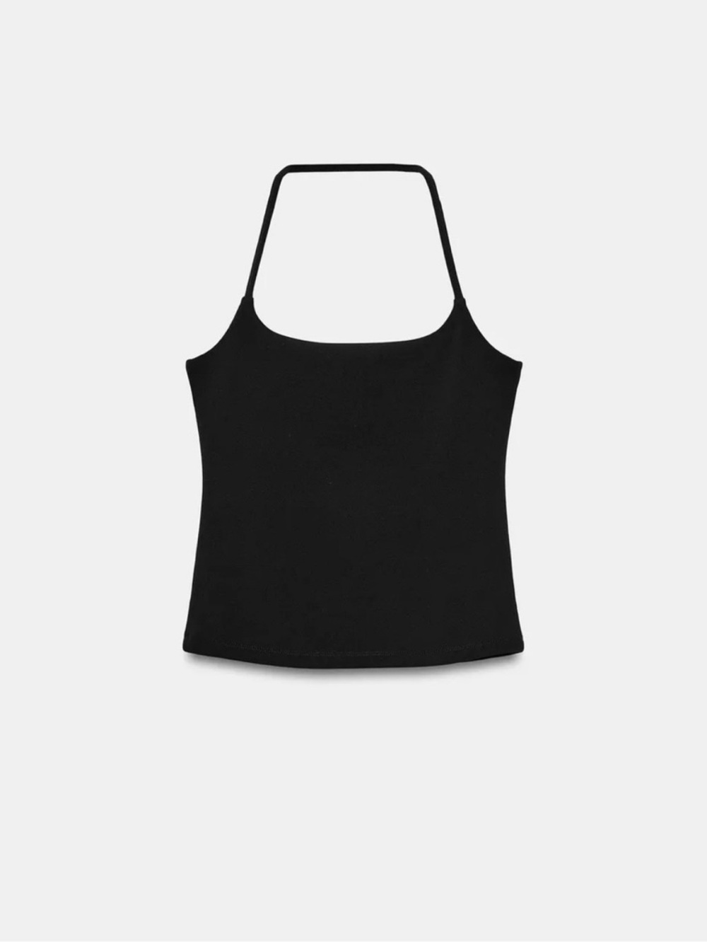 Zara stretch Square-Neck halterTank Top - Women